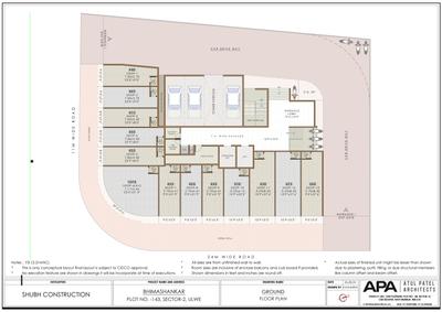Image of 1205 Sq.ft 2 BHK Apartment / Flat for sale in Shubh Bhimashankar, Ulwe, Navi Mumbai for Rs. 12000000