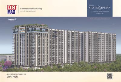 Image of 1206 Sq.ft 2 BHK Apartment / Flat for sale in DS Sky Sampurn, Varthur, Bengaluru for Rs. 8700000