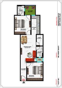 Image of 1050 Sq.ft 2 BHK Apartment / Flat for sale in Aashi Riddhi Residency, Sector 110, Noida for Rs. 4550000