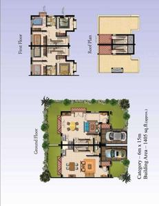 Image of 1600 Sq.ft 2 BHK Villa for sale in Universal USE Kolkata West International City, Salap, Howrah for Rs. 4000000