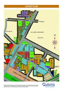 Image of 1578 Sq.ft 3 BHK Builder Floor for sale in Omaxe Galleria, Sector 14, Bahadurgarh for Rs. 9500000