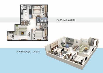 Image of 1200 Sq.ft 2 BHK Apartment / Flat for sale in Yc Sapthagiri Horizon Apartment, Electronic City, Bengaluru for Rs. 5940000
