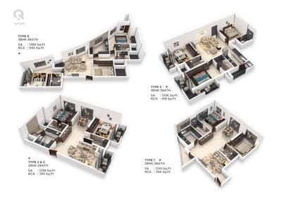 Image of 1380 Sq.ft 3 BHK Apartment / Flat for sale in Maarq Tranquil, Yelahanka New Town, Bengaluru for Rs. 10000000