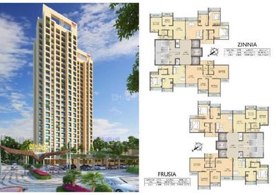 Image of 442 Sq.ft 1 BHK Apartment / Flat for sale in Mukta Residency Phase 2, Khidkali, Thane for Rs. 4800000