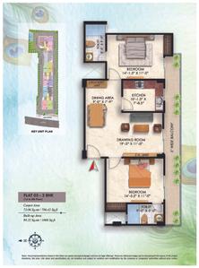 Image of 1093 Sq.ft 2 BHK Apartment / Flat for sale in Shreekrishna Nilayam, Lowther Road, Allahabad for Rs. 14209000