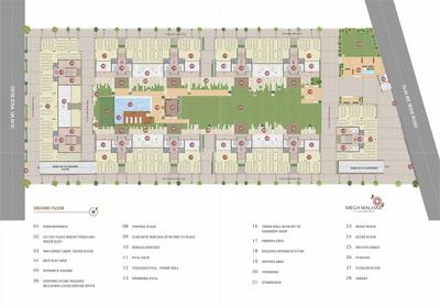 Image of 2191 Sq.ft 3 BHK Apartment / Flat for sale in Megha Malhar, Sargasan, Gandhinagar for Rs. 13000000
