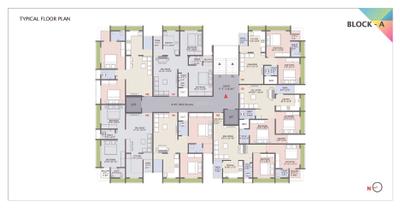 Image of 1175 Sq.ft 2 BHK Apartment / Flat for sale in S J Shashwat Paradise, Mahadev Nagar, Ahmedabad for Rs. 3575000