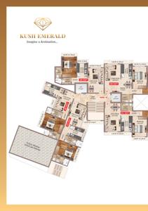 Image of 775 Sq.ft 2 BHK Apartment / Flat for sale in Kush Emerald, Borivali West, Mumbai for Rs. 17500000