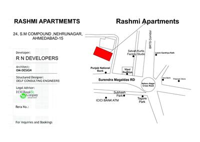 Image of 1800 Sq.ft 3 BHK Apartment / Flat for sale in R K Rashmi Apartments, Ambawadi, Ahmedabad for Rs. 16000000