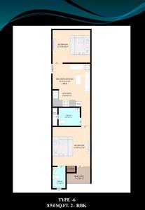 Image of 630 Sq.ft 1 BHK Apartment / Flat for sale in A S Homes Apartment, Sector 73, Noida for Rs. 2575000