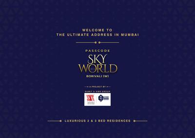 Image of 962 Sq.ft 2 BHK Apartment / Flat for sale in Sumit KMR Param, Borivali West, Mumbai for Rs. 22700000