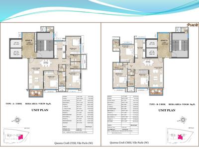 Image of 3400 Sq.ft 6 BHK Apartment / Flat for sale in Bharat Redevelopment of Queens Croft CHSL, Vile Parle West, Mumbai for Rs. 145000000