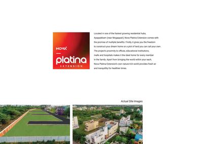Image of 2095 Sq.ft Residential Plot / Land for sale in Nova Platina Extension, Porur, Chennai for Rs. 9125000