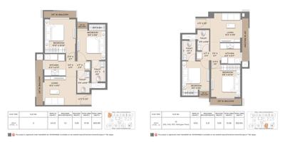 Image of 1200 Sq.ft 3 BHK Apartment / Flat for sale in Squarefeet Y Square, Thane West, Thane for Rs. 13500000
