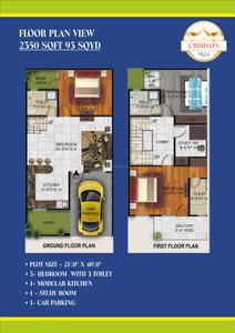 Image of 1510 Sq.ft 3 BHK Apartment / Flat for sale in AB Crimson Villa, Noida Extension, Greater Noida for Rs. 6500000