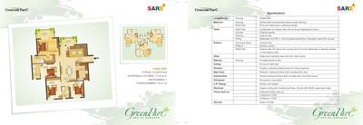 Image of 1450 Sq.ft 4 BHK Apartment / Flat for sale in Sare Crescent Green Parc, Sector 92, Gurgaon for Rs. 17000000