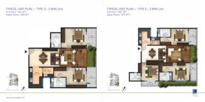Image of 1919 Sq.ft 3 BHK Apartment / Flat for sale in Versova Sky, Kaggadasapura, Bengaluru for Rs. 28500000