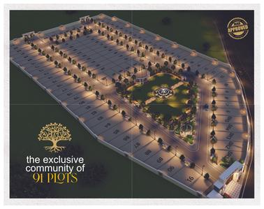 Image of 1330 Sq.ft Residential Plot / Land for sale in Ojashvi Kalpvraksh Hills, Palda, Indore for Rs. 6785000
