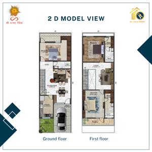 Image of 2200 Sq.ft 3 BHK Villa for sale in Sri Ratnam Achyutam And Naivedyam Villas, Mansarovar Extension, Jaipur for Rs. 12500000