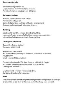 Image of 650 Sq.ft 1 BHK Apartment / Flat for sale in Gayatri Complex, Dombivli East, Thane for Rs. 3550000
