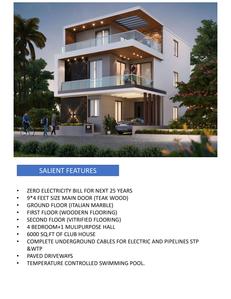 Image of 3200 Sq.ft 5 BHK Villa for sale in Nyra Sunterra, Tyayakana Halli, Bengaluru for Rs. 21596800