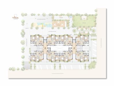 Image of 800 Sq.ft 2 BHK Apartment / Flat for sale in Ashwamegh Signature, Sargasan, Gandhinagar for Rs. 5800000