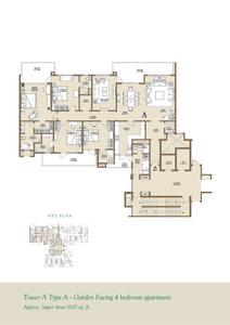 Image of 2340 Sq.ft 3 BHK Apartment / Flat for sale in Central Park 2 Bellevue, Sector 48, Gurgaon for Rs. 39800000