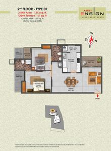 Image of 1500 Sq.ft 9 BHK Independent House for sale in Asset Ensign, Government Medical College Campus, Kozhikode for Rs. 650000