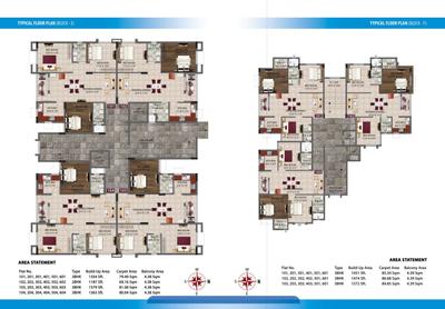 Image of 1466 Sq.ft 3 BHK Apartment / Flat for sale in Vaishno Greens, Janla, Bhubaneswar for Rs. 7500000