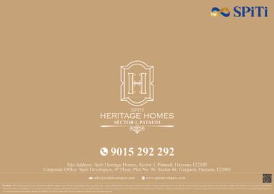 Image of 131 Sq.ft Residential Plot / Land for sale in Spiti Heritage Homes, Pataudi, Gurgaon for Rs. 14410000