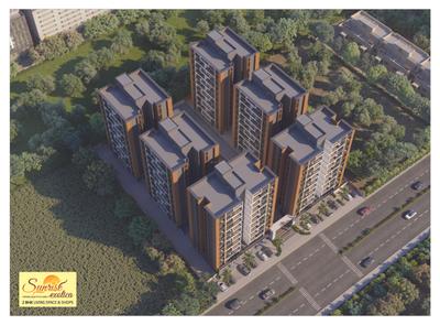 Image of 1413 Sq.ft 2 BHK Apartment / Flat for sale in Sunrise Exotica, Hanspura, Ahmedabad for Rs. 4951000