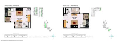 Image of 390 Sq.ft 1 BHK Apartment / Flat for sale in Jubliee Residences, Moolakazhani, Chennai for Rs. 2750000