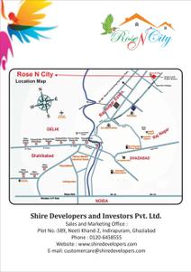 Image of 810 Sq.ft Residential Plot / Land for sale in Rose N City, Raj Nagar Extension, Ghaziabad for Rs. 3060000