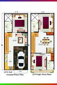 Image of 1600 Sq.ft 3 BHK Apartment / Flat for sale in Golden Greno Villa, Noida Extension, Greater Noida for Rs. 8000000