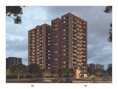 Image of 1845 Sq.ft 3 BHK Apartment / Flat for sale in Shivay Signature Elena, Zundal, Ahmedabad for Rs. 6800000