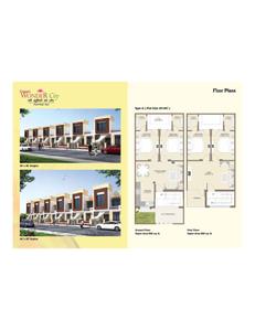 Image of 630 Sq.ft 1 BHK Apartment / Flat for sale in Ganpati Wonder City, Khaspur Mustkil, Agra for Rs. 1700000