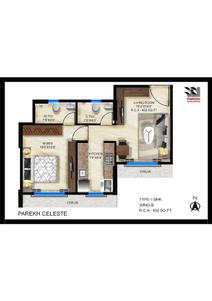 Image of 800 Sq.ft 2 BHK Apartment / Flat for sale in Yash Parekh Celeste, Goregaon West, Mumbai for Rs. 24000000