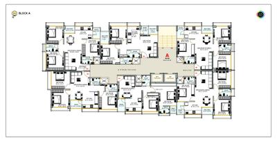 Image of 879 Sq.ft 2 BHK Apartment / Flat for sale in Rajshree Rainbow Rivera, Narolgam, Ahmedabad for Rs. 3650000