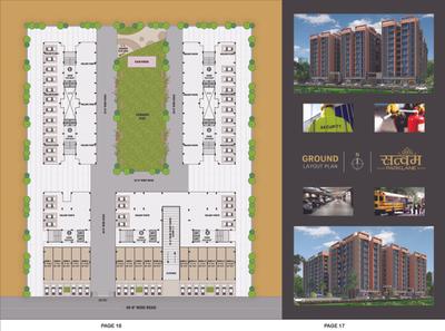 Image of 920 Sq.ft 2 BHK Apartment / Flat for sale in Mahalakshmi Satvam Parklane, Sargasan, Gandhinagar for Rs. 6700000