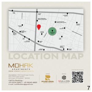 Image of 968 Sq.ft 3 BHK Apartment / Flat for sale in Mohil Mohak Apartment, Maninagar, Ahmedabad for Rs. 9500000