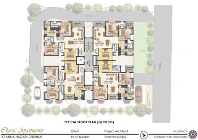 Image of 1300 Sq.ft 3 BHK Apartment / Flat for sale in Stepspace Classic Apartments, Anna Nagar West, Chennai for Rs. 22000000