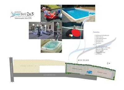 Image of 1170 Sq.ft 2 BHK Apartment / Flat for sale in Radiant Silver Bell 2, K R Puram, Bengaluru for Rs. 9600000