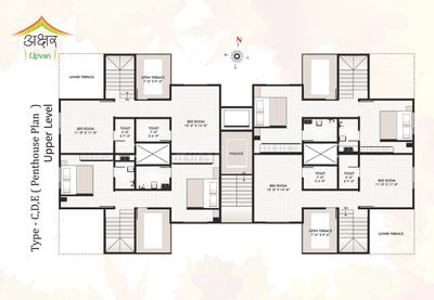 Image of 1550 Sq.ft 3 BHK Apartment / Flat for sale in Akshar Upvan, Bhayli, Vadodara for Rs. 3690000