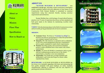 Image of 1060 Sq.ft 2 BHK Apartment / Flat for sale in Kumari Brundavan by Kumari Builders And Developers, Kasavanahalli, Bengaluru for Rs. 6950000