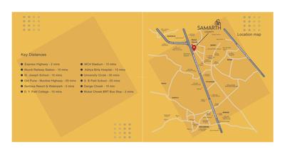 Image of 851 Sq.ft 2 BHK Apartment / Flat for sale in Samarth County, Kiwale, Pune for Rs. 4900000