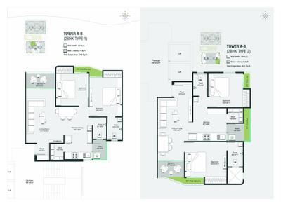 Image of 675 Sq.ft 2 BHK Apartment / Flat for sale in Shivalik Grace, Bhayli, Vadodara for Rs. 4000000