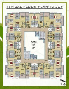 Image of 548 Sq.ft 1 BHK Apartment / Flat for sale in Dragon Age The Citadel, Sarai Shekh, Lucknow for Rs. 2850000