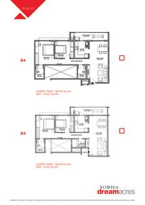 Image of 745 Sq.ft 1 BHK Apartment / Flat for sale in Sobha Dream Acres Tropical Greens Phase 18 Wing 39 and 40 by Sobha Limited, Balagere, Bengaluru for Rs. 11600000