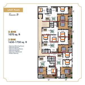 Image of 1650 Sq.ft 3 BHK Builder Floor for sale in Avexa Aspire, Noida Extension, Greater Noida for Rs. 5700000