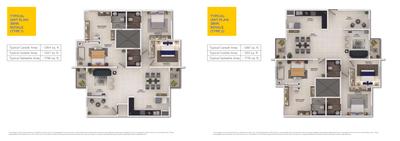 Image of 1082 Sq.ft 3 BHK Apartment / Flat for sale in Provident Equinox 4, Venkatapura, Kambipura, Bengaluru for Rs. 10500000